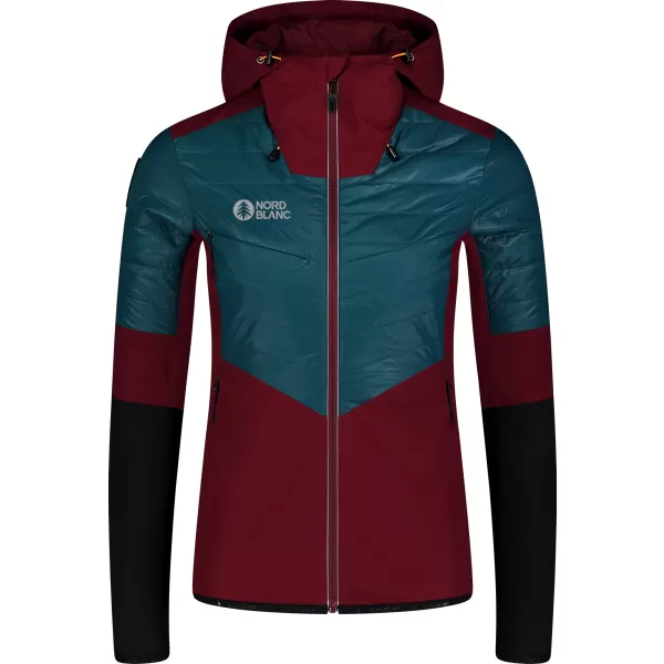  Sportjacke für Damen NORDBLANC ICEBERGS NBWJL8112 BURGUND 