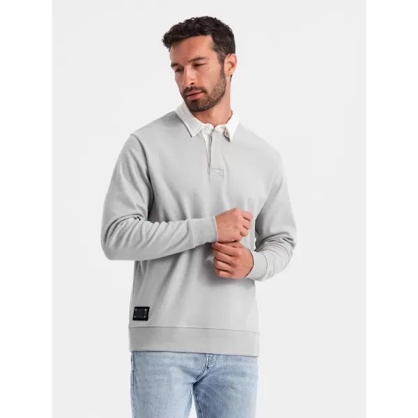  Herren -Sweatshirt OMBRE OM-SSNZ-0132 ASCHE 