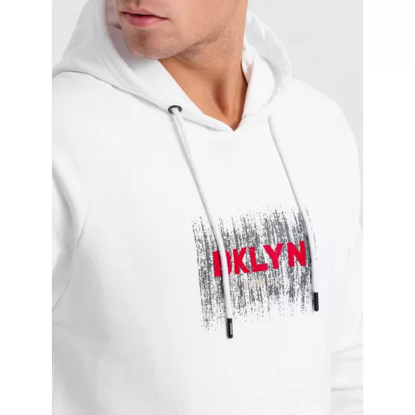  Herren Sweatshirt OMBRE OM-SSPS-0150 WEIß 