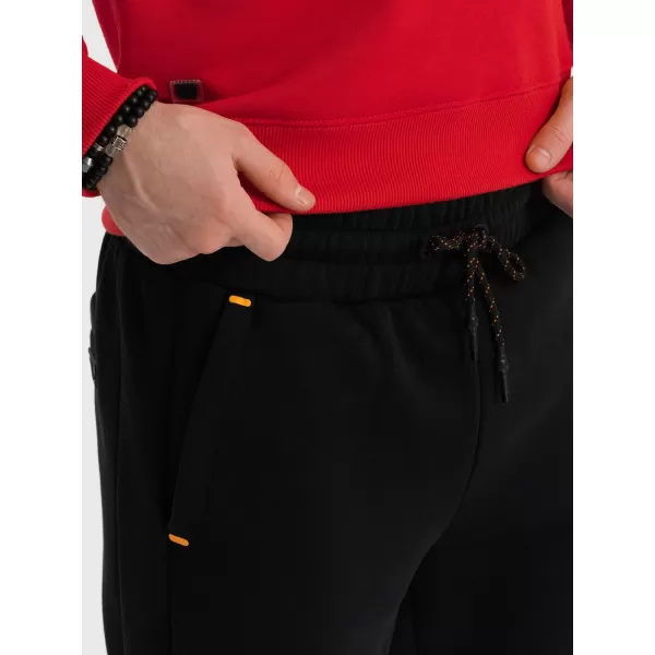 Herren -Traursanzüge OMBRE OM-PASK-0145 SCHWARZ 