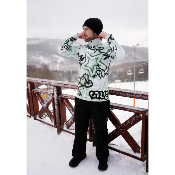  Funktionelle Thermo -Sweatshirt -Premium von Männern ALTISPORT VOJ/ALM054TER03 GRÜN 