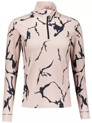 Frauenfunktionaler Thermo -Sweatshirt Premium ALTISPORT VOJ/ALW052TER03 BRAUN