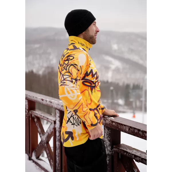  Funktionelle Thermo -Sweatshirt -Premium von Männern ALTISPORT VOJ/ALM054TER03 BERNSTEIN 
