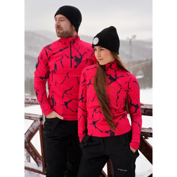  Frauenfunktionaler Thermo -Sweatshirt Premium ALTISPORT VOJ/ALW052TER03 ROT 