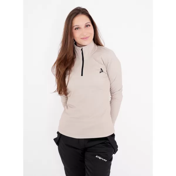  Frauenfunktionaler Thermo -Sweatshirt Premium ALTISPORT VOJ/ALW000TER03 BRAUN 