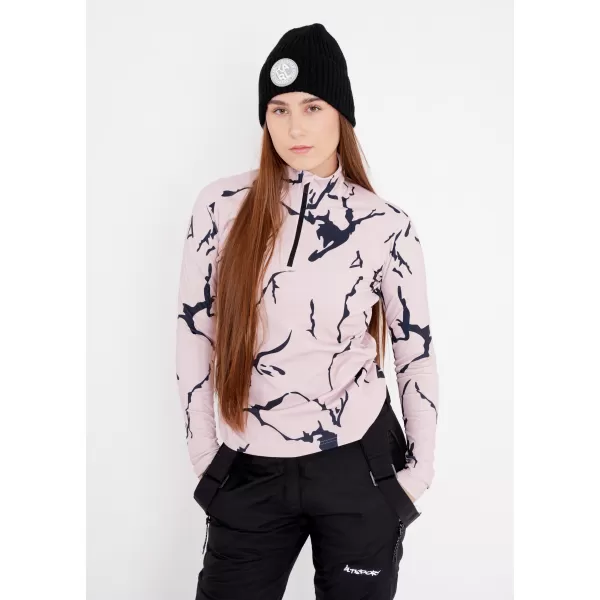  Frauenfunktionaler Thermo -Sweatshirt Premium ALTISPORT VOJ/ALW052TER03 BRAUN 