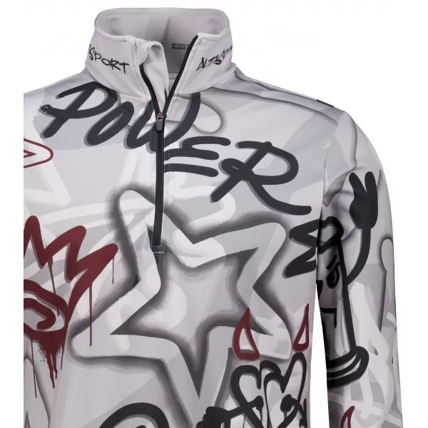  Funktionelle Thermo -Sweatshirt -Premium von Männern ALTISPORT VOJ/ALM054TER03 DUNKELGRAU 