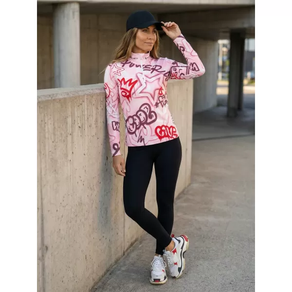  Frauenfunktionaler Thermo -Sweatshirt Premium ALTISPORT VOJ/ALW054TER03 ROSA 