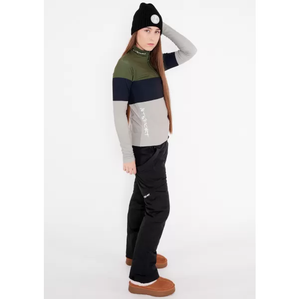  Frauenfunktionaler Thermo -Sweatshirt Premium ALTISPORT VOJ/ALW051TER03 KHAKI 