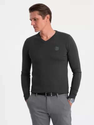 Herrenpullover OMBRE OM-SWBS-0107 GRAPHIT