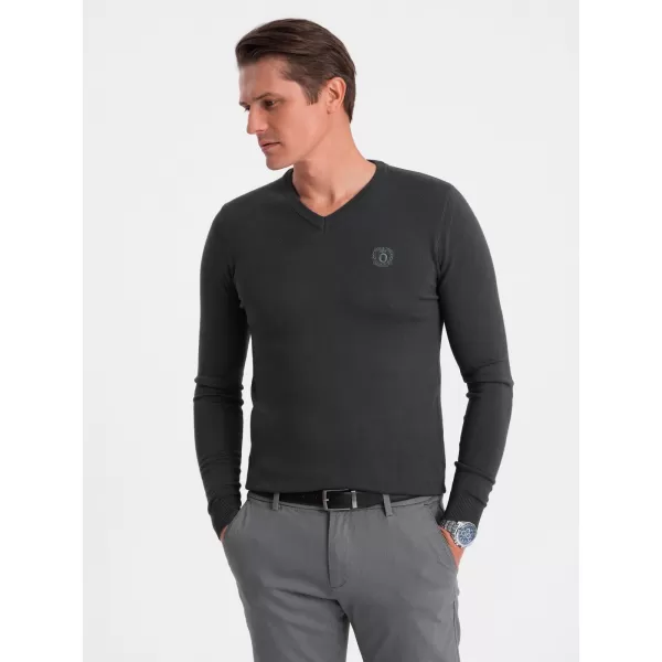  Herrenpullover OMBRE OM-SWBS-0107 GRAPHIT 