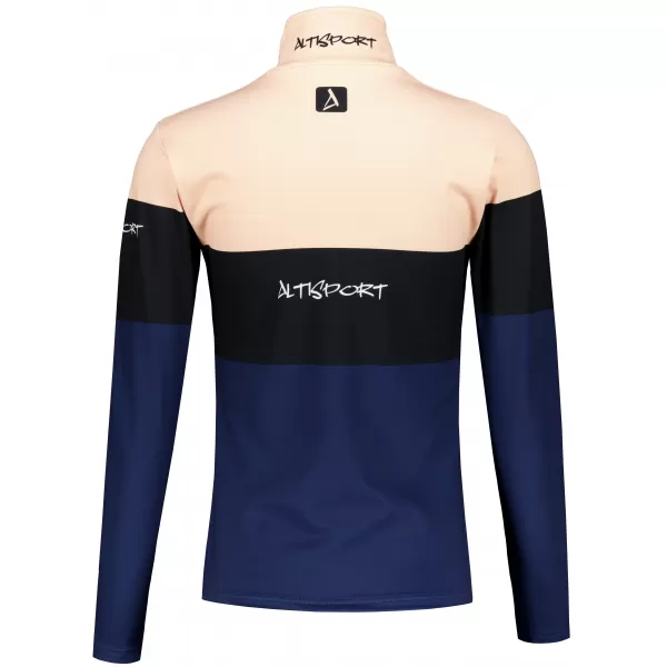  Frauenfunktionaler Thermo -Sweatshirt Premium ALTISPORT VOJ/ALW051TER03 ORANGE/BLAU 