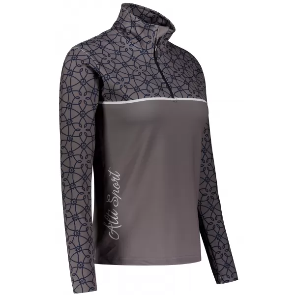  Frauenfunktionaler Thermo -Sweatshirt Premium ALTISPORT VOJ/ALW053TER03 GRAU 