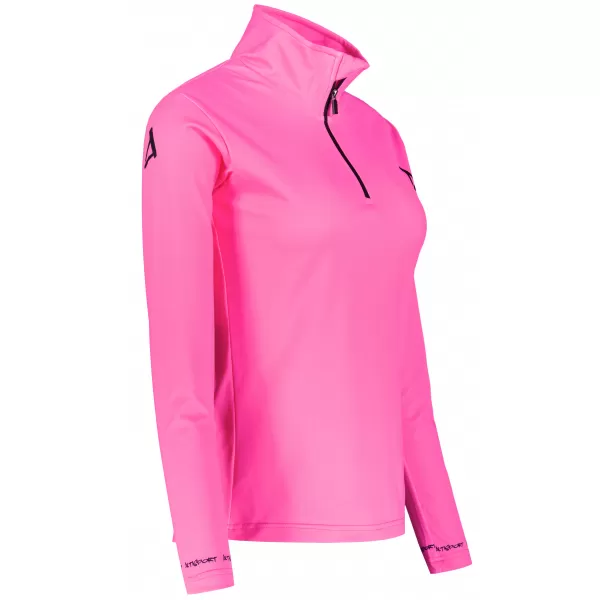  Frauenfunktionaler Thermo -Sweatshirt Premium ALTISPORT VOJ/ALW000TER03 FLUO ROSA 