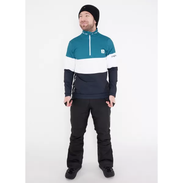  Funktionelle Thermo -Sweatshirt -Premium von Männern ALTISPORT VOJ/ALM051TER03 KEROSIN/SCHWARZ 