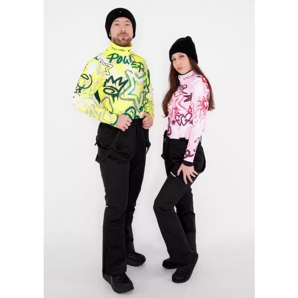  Funktionelle Thermo -Sweatshirt -Premium von Männern ALTISPORT VOJ/ALM054TER03 FLUO 