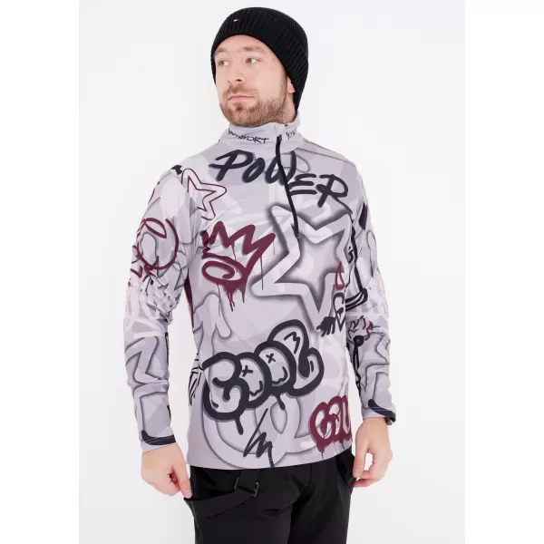  Funktionelle Thermo -Sweatshirt -Premium von Männern ALTISPORT VOJ/ALM054TER03 DUNKELGRAU 