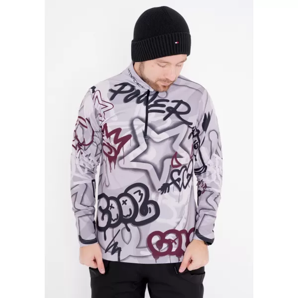  Funktionelle Thermo -Sweatshirt -Premium von Männern ALTISPORT VOJ/ALM054TER03 DUNKELGRAU 