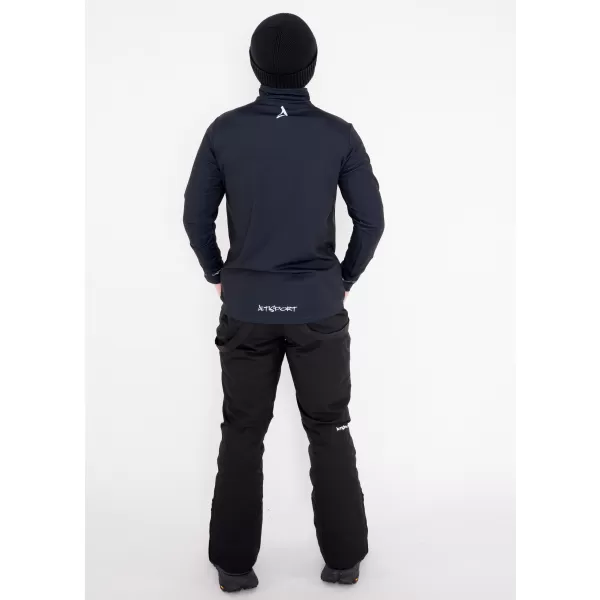  Funktionelle Thermo -Sweatshirt -Premium von Männern ALTISPORT VOJ/ALM000TER03 SCHWARZ 