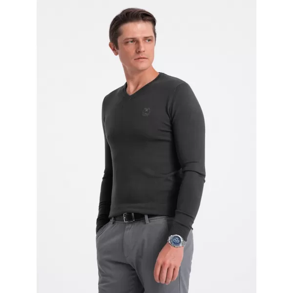  Herrenpullover OMBRE OM-SWBS-0107 GRAPHIT 