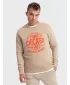 Herren -Sweatshirt OMBRE OM-SSPS-0154 SAND