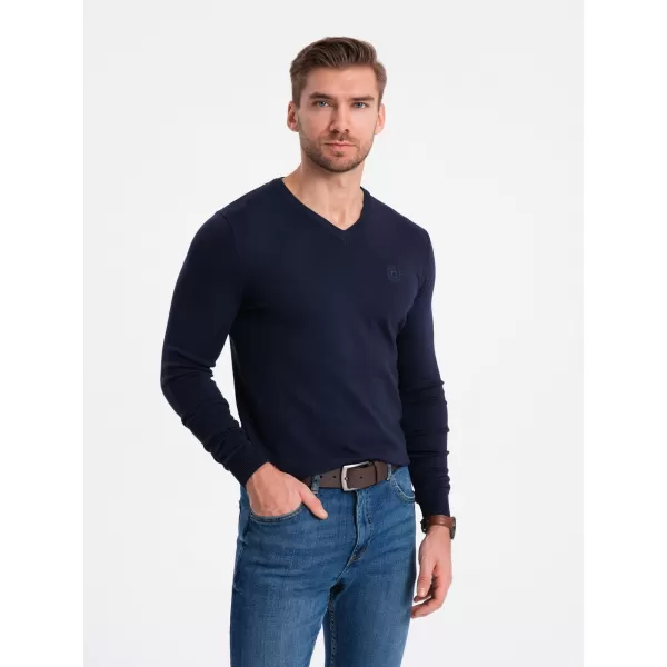  Herrenpullover OMBRE OM-SWBS-0107 MARINEBLAU 