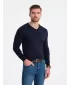 Herrenpullover OMBRE OM-SWBS-0107 MARINEBLAU