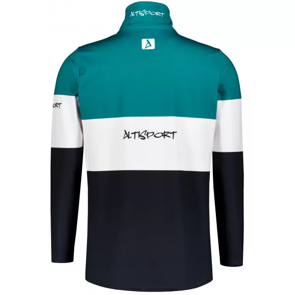  Funktionelle Thermo -Sweatshirt -Premium von Männern ALTISPORT VOJ/ALM051TER03 KEROSIN/SCHWARZ 