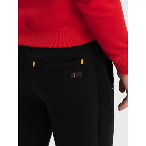  Herren -Traursanzüge OMBRE OM-PASK-0145 SCHWARZ 