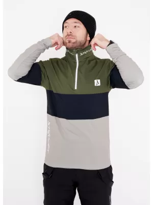 Funktionelle Thermo -Sweatshirt -Premium von Männern ALTISPORT VOJ/ALM051TER03 KHAKI
