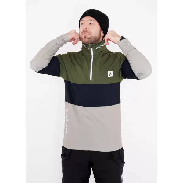  Funktionelle Thermo -Sweatshirt -Premium von Männern ALTISPORT VOJ/ALM051TER03 KHAKI 