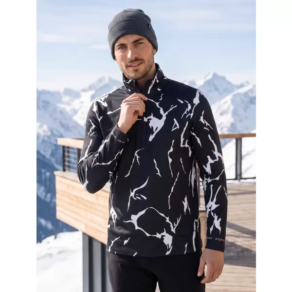  Funktionelle Thermo -Sweatshirt -Premium von Männern ALTISPORT VOJ/ALM052TER03 SCHWARZ 