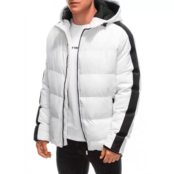  Herren Winterjacke EDOTI EM-JAHP-0101 WEIß 