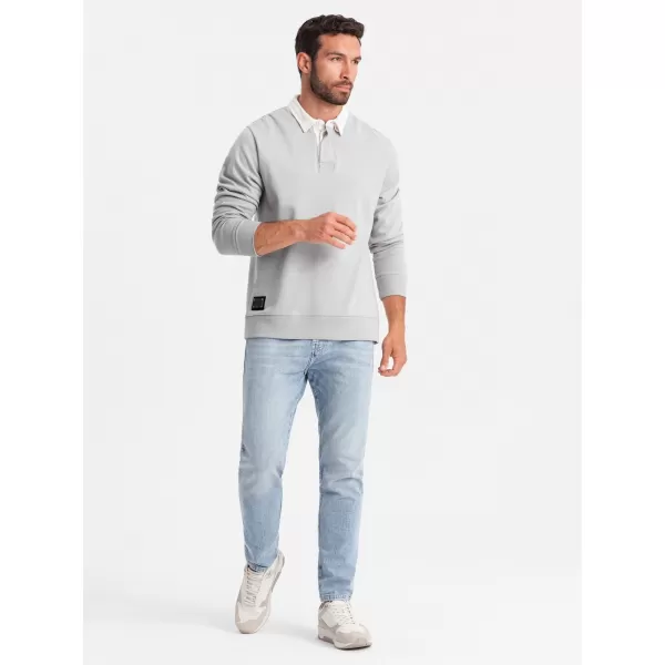  Herren -Sweatshirt OMBRE OM-SSNZ-0132 ASCHE 