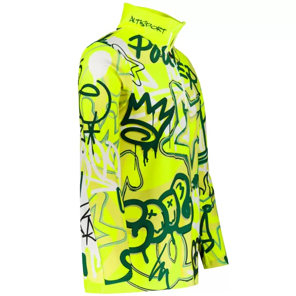  Funktionelle Thermo -Sweatshirt -Premium von Männern ALTISPORT VOJ/ALM054TER03 FLUO 