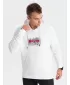 Herren Sweatshirt OMBRE OM-SSPS-0150 WEIß