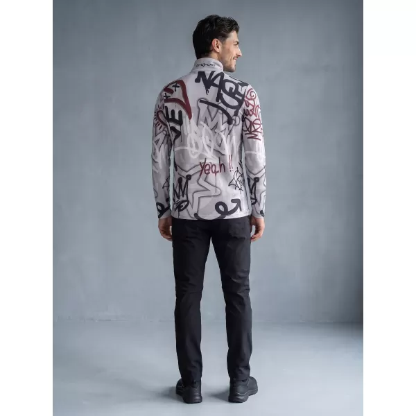  Funktionelle Thermo -Sweatshirt -Premium von Männern ALTISPORT VOJ/ALM054TER03 DUNKELGRAU 