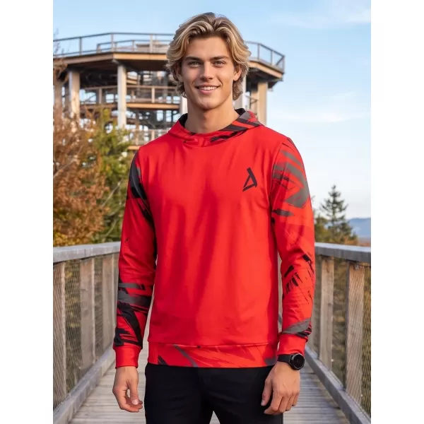  Hochwertiges Funktions-Sweatshirt für Herren ALTISPORT VOJ/ALM039MI01 ROT 