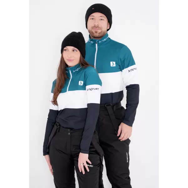  Funktionelle Thermo -Sweatshirt -Premium von Männern ALTISPORT VOJ/ALM051TER03 KEROSIN/SCHWARZ 