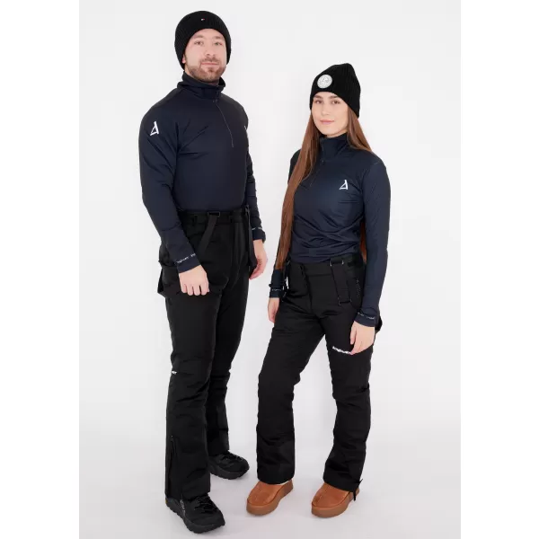  Frauenfunktionaler Thermo -Sweatshirt Premium ALTISPORT VOJ/ALW000TER03 SCHWARZ 