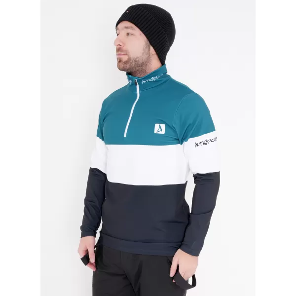  Funktionelle Thermo -Sweatshirt -Premium von Männern ALTISPORT VOJ/ALM051TER03 KEROSIN/SCHWARZ 