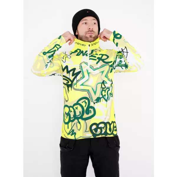  Funktionelle Thermo -Sweatshirt -Premium von Männern ALTISPORT VOJ/ALM054TER03 FLUO 