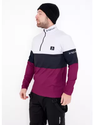 Funktionelle Thermo -Sweatshirt -Premium von Männern ALTISPORT VOJ/ALM051TER03 BURGUND