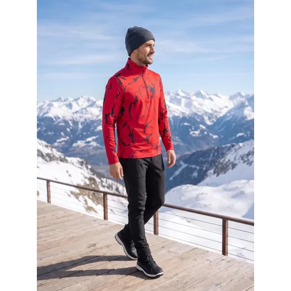  Funktionelle Thermo -Sweatshirt -Premium von Männern ALTISPORT VOJ/ALM052TER03 ROT 