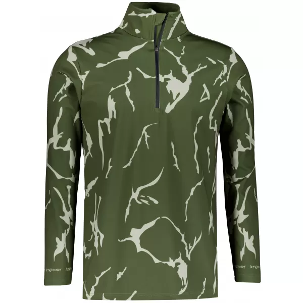  Funktionelle Thermo -Sweatshirt -Premium von Männern ALTISPORT VOJ/ALM052TER03 KHAKI 