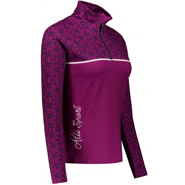  Frauenfunktionaler Thermo -Sweatshirt Premium ALTISPORT VOJ/ALW053TER03 LILA 