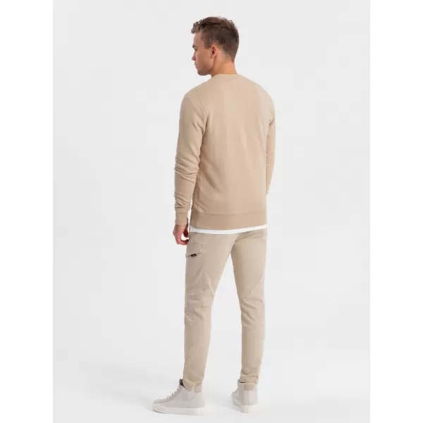  Herren -Sweatshirt OMBRE OM-SSPS-0154 SAND 