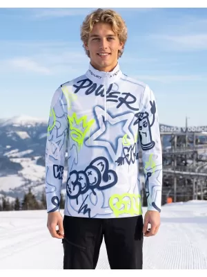 Funktionelle Thermo -Sweatshirt -Premium von Männern ALTISPORT VOJ/ALM054TER03 BLAU
