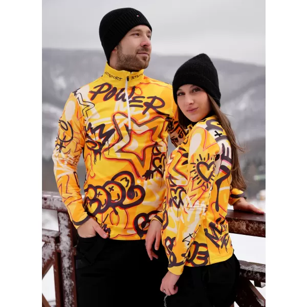  Funktionelle Thermo -Sweatshirt -Premium von Männern ALTISPORT VOJ/ALM054TER03 BERNSTEIN 