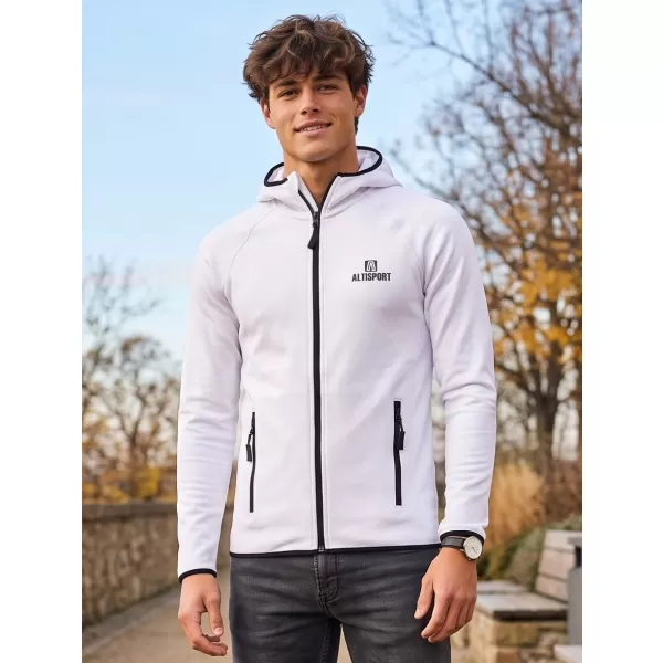  Herren funktionaler Sport -Sweatshirt ALTISPORT ALM006417 WEIß 